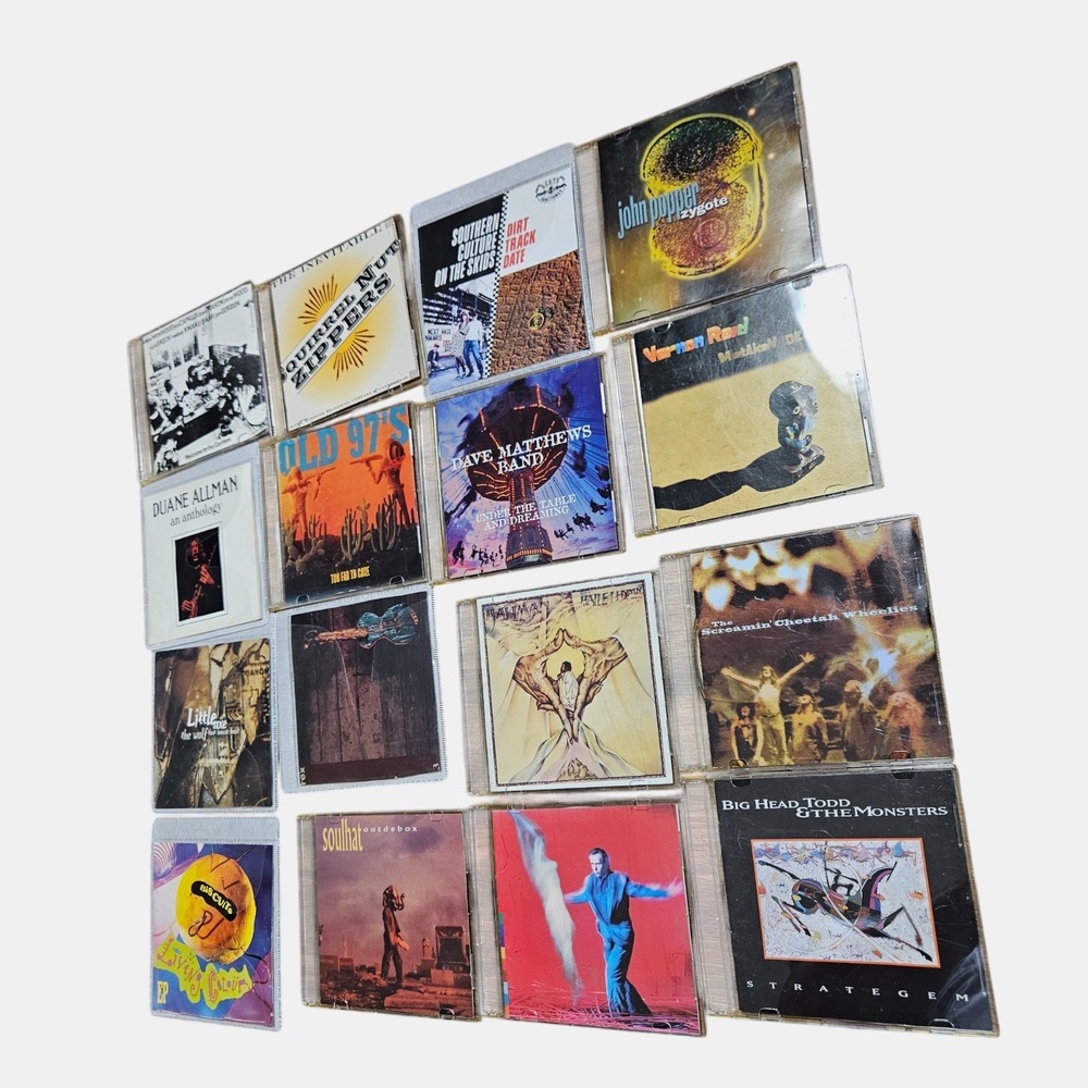Lot of 16 Alt Rock Blues Rock 90s CDs - John Popper, Squirrel Nut Zippers